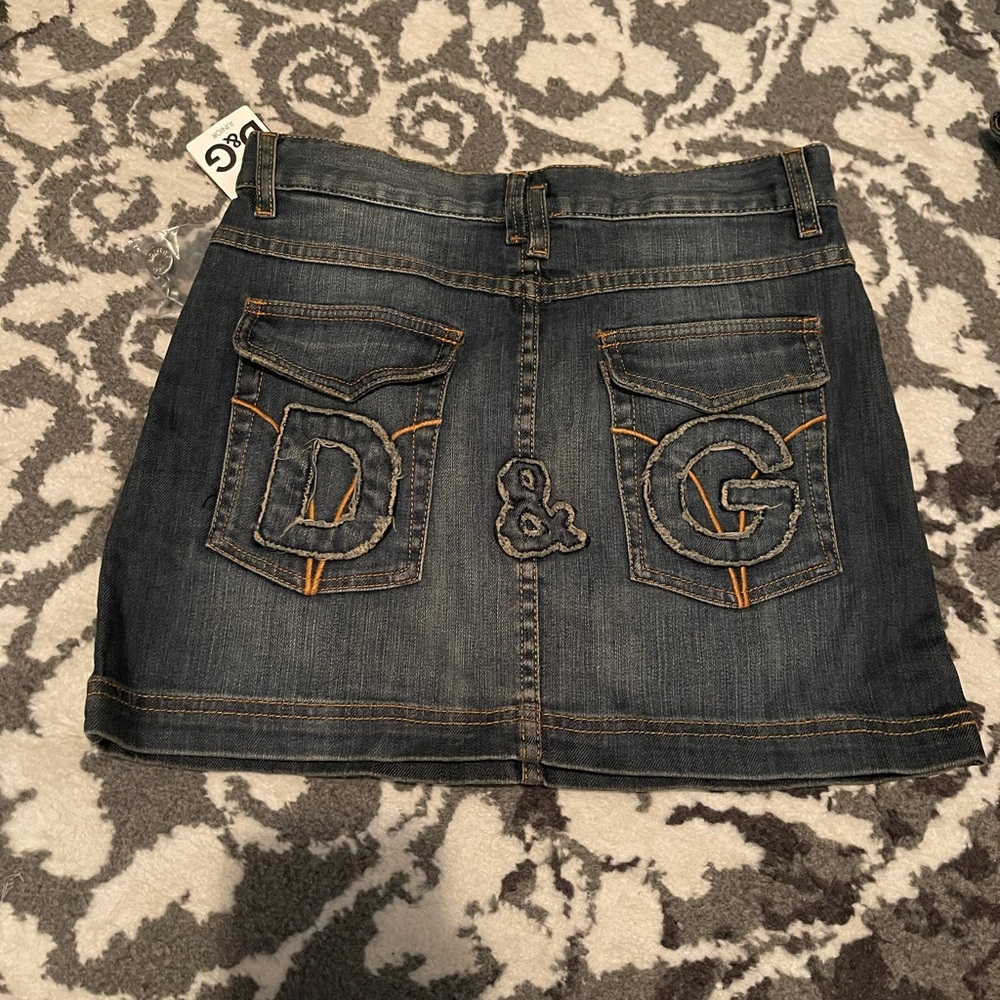 Dolce and Gabbana junior mini denim skirt